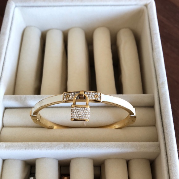 Michael Kors women’s mini lock with crystal bracelet - Picture 1 of 5